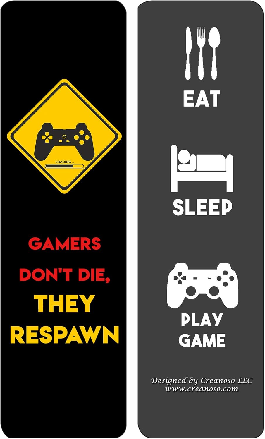 Creanoso Gamer Bookmarks (60-Pack) – Party Favors and Premium Gift Set ...