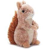 The Petting Zoo Brown Squirrel Stuffed Animal, Babiez, Kids Gifts, 6 in | Wild Onez Brown Squirrel Realistic Wildlife Animals by Zoologee. Great Toys for Girls and Boys. Plush Gifts for Kids