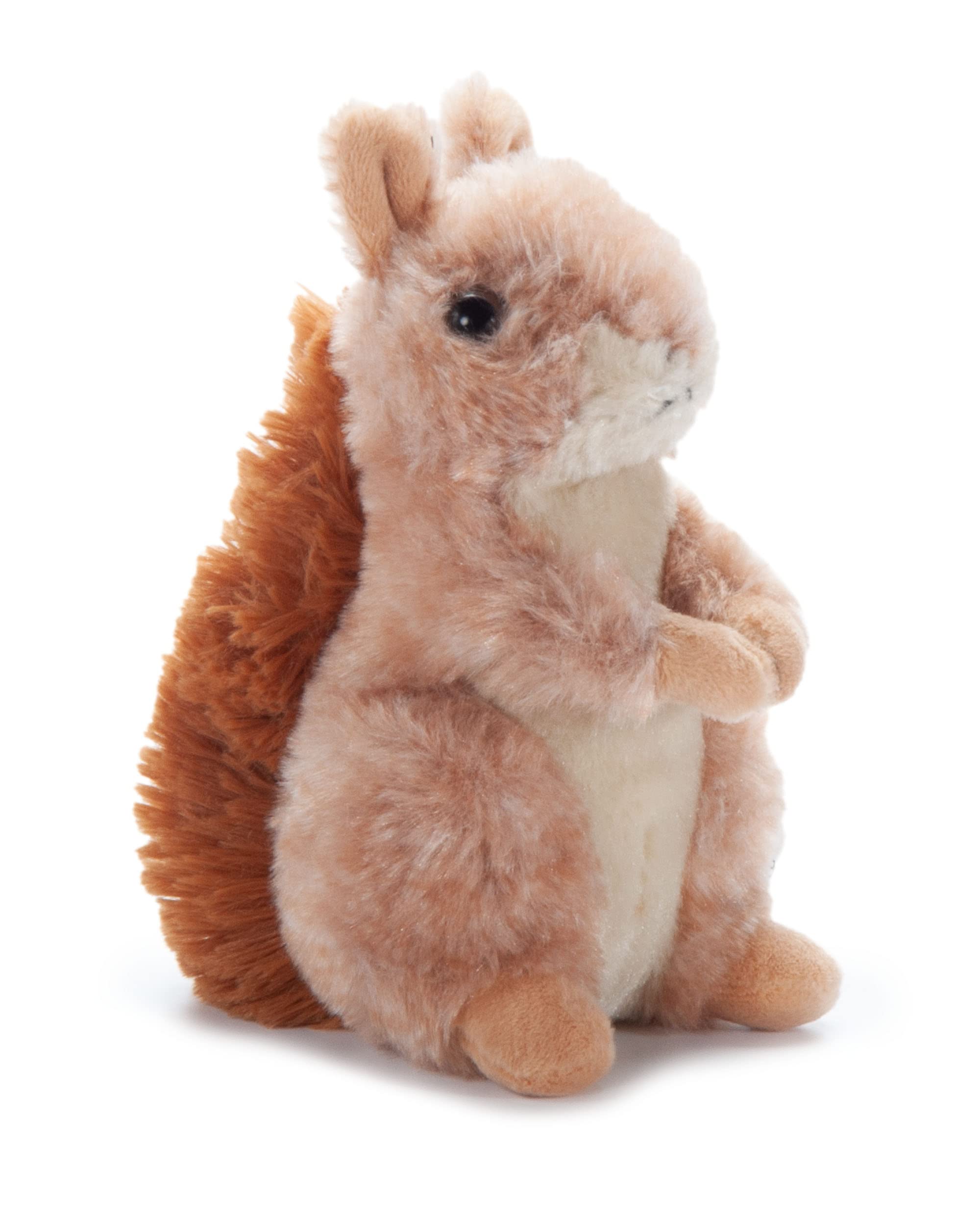 The Petting Zoo Brown Squirrel Stuffed Animal Plushie, Gifts for Kids, Wild Onez Babiez Wildlife Animals, Squirrel Plush Toy 6 inches