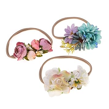 baby flower crown amazon
