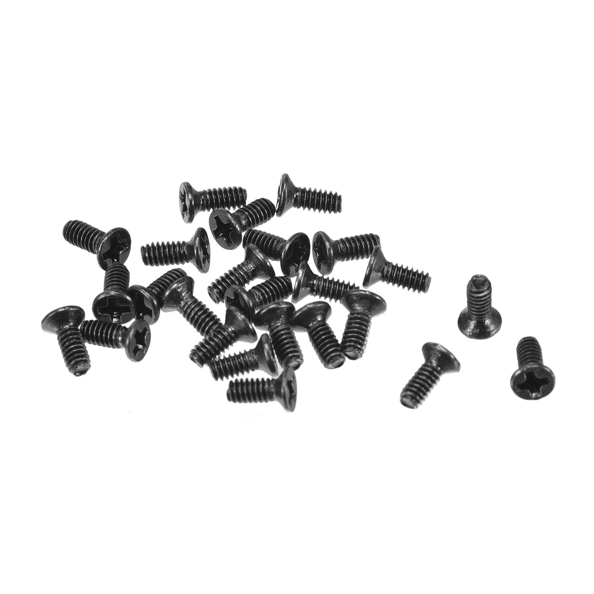 uxcell M2 x 5mm Phillips Screw Fastener Black for