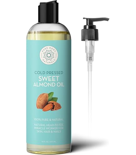 32 Oz SWEET ALMOND OIL Refined Organic Carrier Cold Pressed 100% Pure