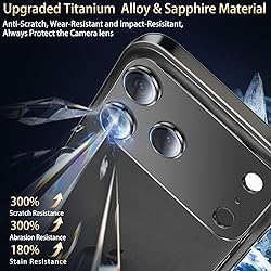 SiHPuoy 2 Pack Camera Lens Protector for iPhone 17