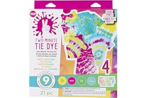 Tulip One-Step Tie-Dye Kit Tulip Fabric Dye Kits 43189 Fdy Multi 2 Min Fruit Punch, 4 Color, As Detailed, 6 Ounce (Pack of 1)