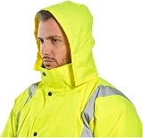 Portwest S463 Hi-Vis Winter Bomber Jacket Waterproof EN342 40+ UPF XL view 8