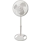 Lasko Oscillating Pedestal Fan - Cooling Standing Fan for Bedroom, Living Room, and Home Office - Adjustable Height - 3 Quiet