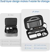 JETech Travel Accessories Organizer Case Gadget Pouch for Cables SD Card view 3