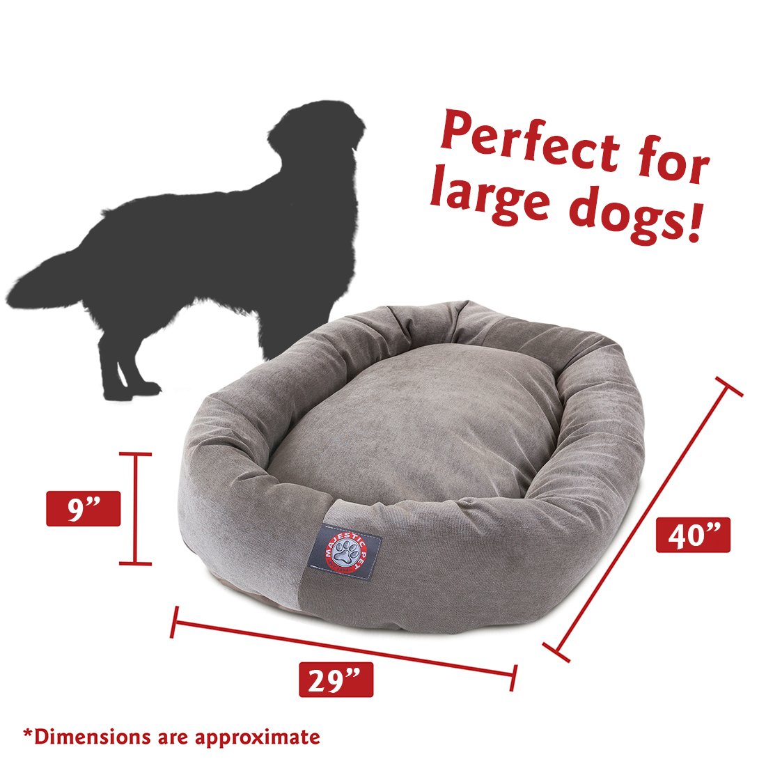 Villa Bagel Dog Bed by Majestic Pet Products