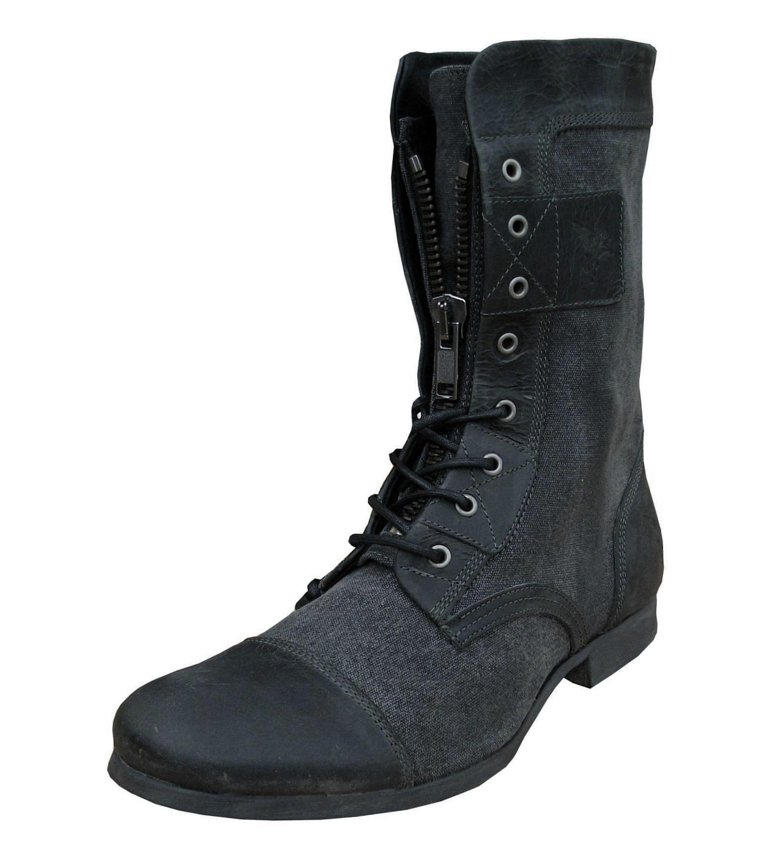 grey mens casual boots
