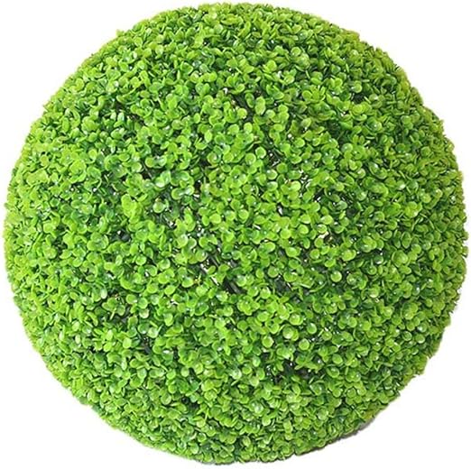Amazon Com Yunhigh Artificial Boxwood Ball Topiary Plant Faux