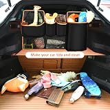 URAQT Car Boot Organiser 100x45cm Waterproof Seat Back Protectors view 4