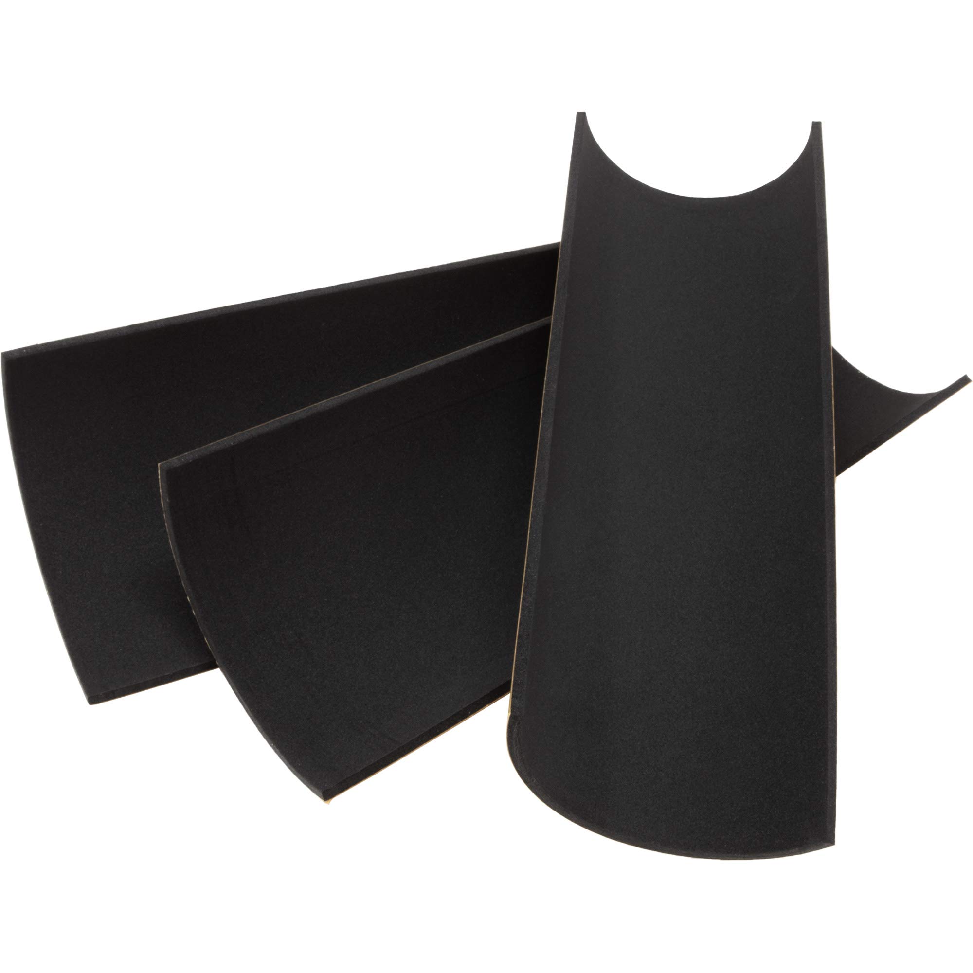 Adsamm ASP-25-SA-BL-100200-3 ASP-25-SA-BL-100200 3 x Anti-Slip Pads EPDM Black 100 x 200 mm