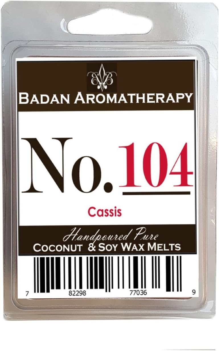 Badan Body Cassis Red Currant Coconut and Soy Wax Melts Red, 3oz (1 Pack)