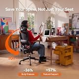 SIHOO B100 Ergonomic Office Chair with Adaptive Lumbar Support view 4