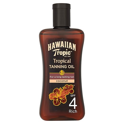 Hawaiian Tropic Tropical Tanning Oil Coconut Sonnenöl LSF 4, 200 ml, 1 St Amazon.de Beauty