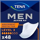 TENA Men Level 3 Absorbent Protector 6x8 48 Pads Night Use