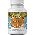 Perfect Supplements – Perfect Cordyceps – 90 Vegetable Capsules – Organic Adaptogenic Herbal Supplement – Increases Energy, Endurance & Strength
