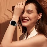 Yoohoo Stainless Steel Strap for Fitbit Versa 3/4 Sense 2 with Double Magnetic view 7