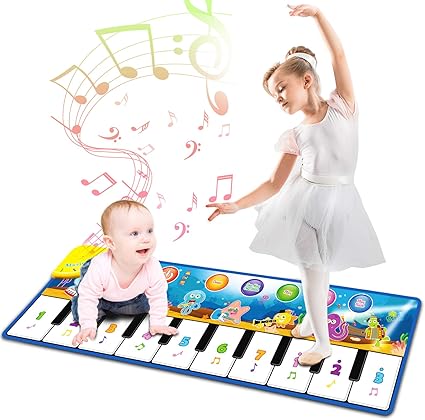 baby piano floor mat