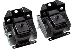AA IGNITION Engine Motor Mount Set of 2 with Heat Shield - Compatible with Chevy, Cadillac & GMC - 07 - 14 Escalade, Silverado, Suburban, Tahoe, Sierra, Yukon - Replaces 15854939,15854941, A5365 - Engine Mounts