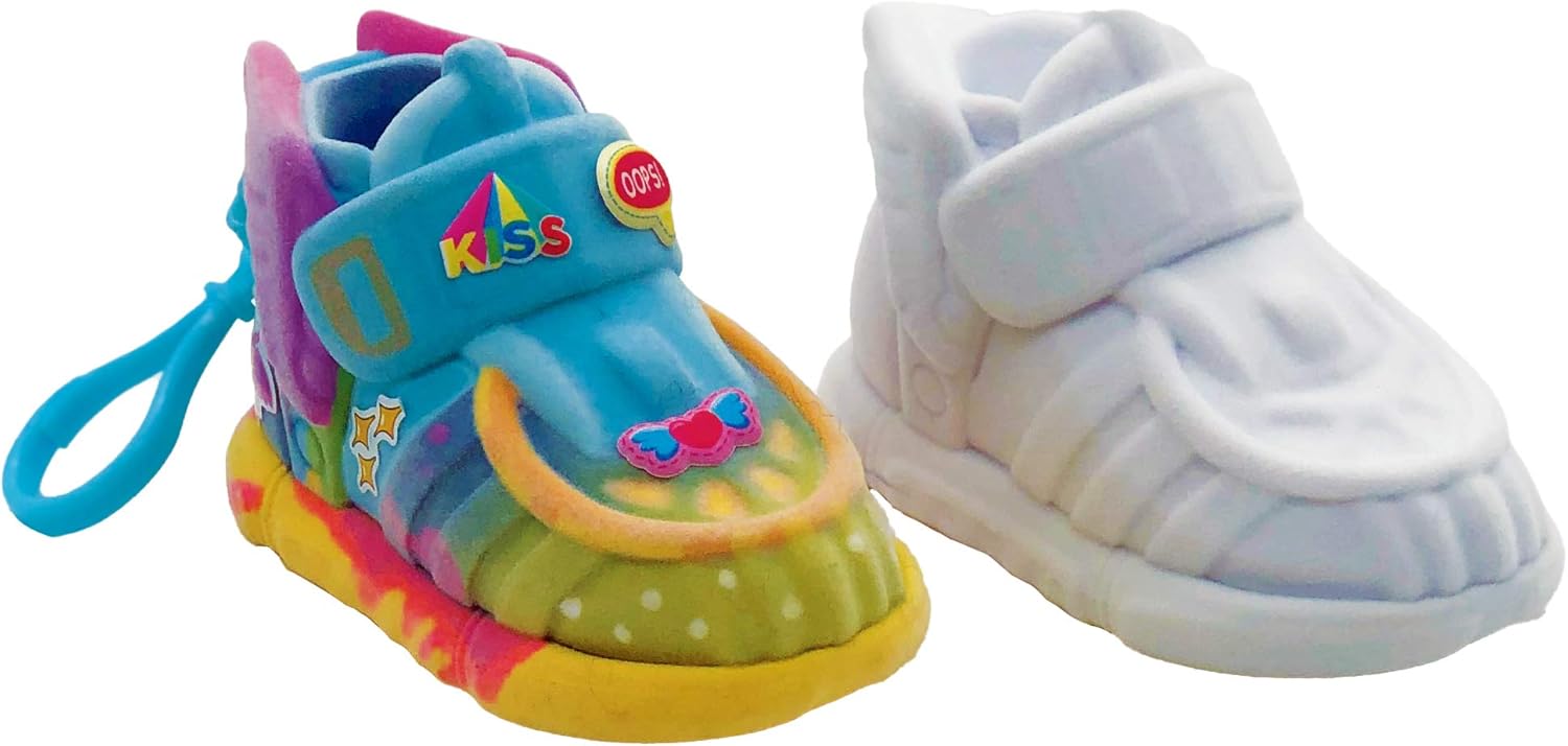 Splash Toys SNEAK'ARTZ SHOEBOX Blue and Fuchsia - Creative Hobbies Design and Personalise Your Trainers - From 5 Years Old - Image 5