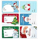Christmas Stickers, 120 PCS Christmas Tags, Self-Adhesive Gift Labels for Wrapping
