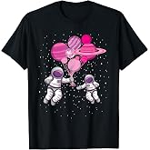 Space Exploration Cosmonaut Space-Man Alien Spaceship T-Shirt