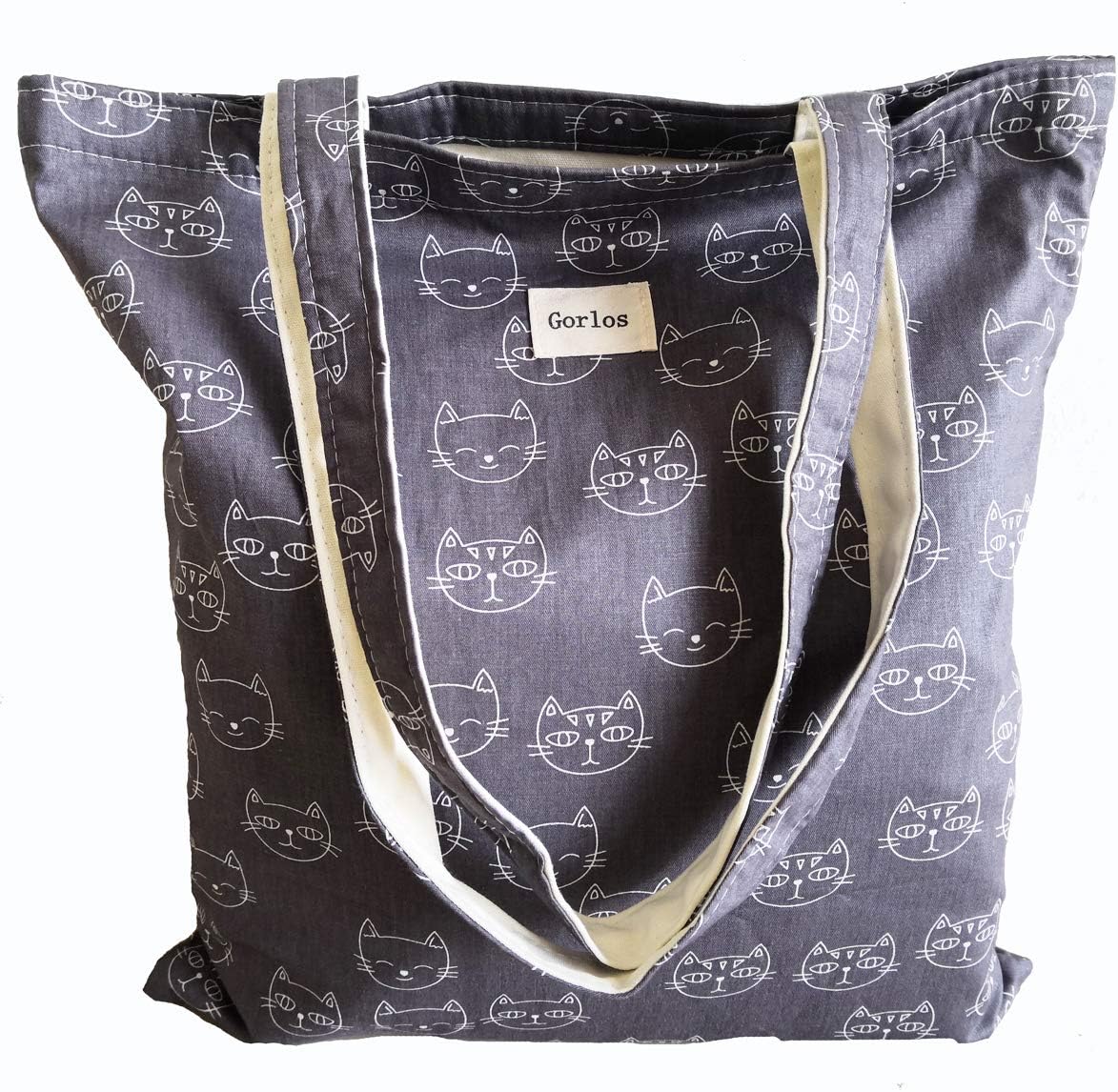 Women's Canvas Tote Shoulder Bag Stylish Shopping Casual Bag Foldaway Travel Bag