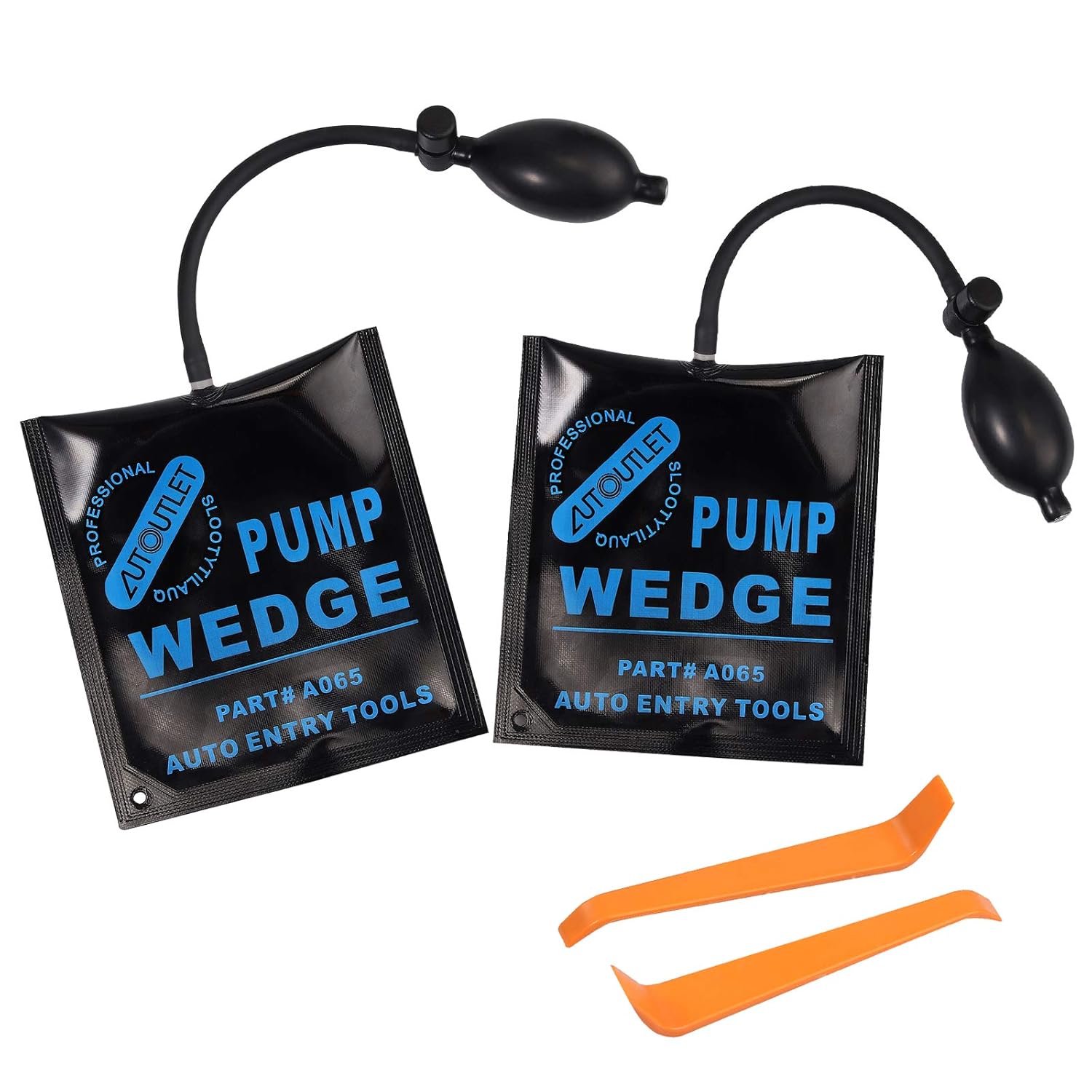 2x Cheap Inflatable Air Bag Tool Automotive Wedge Pump Up Clamp Shim Fr Car Door