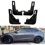Nansure Mud Flaps for Tesla Model Y Splash Guards Mudguard Mudflaps Car Accessories for Model Y, No Need to Drill Holes