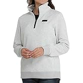 Cinch Women's Grey 1/4 Zip Pull Over