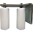 Slide Gate Guide Roller L Rear Post Bracket Universal Heavy Duty Adjustable Dual Nylon Rollers Gate Support Assembly for Sliding Rolling Gates – Eagle Guide Rollers (6")