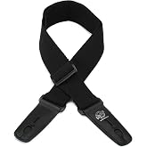 Lock-It Straps LIS 013 C2-BLK Guitar Strap - Black