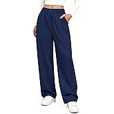KIRUNDO Sweatpants Women 2025 Fall Baggy Wide Leg Lounge Pants Casual Elastic High Waisted Workout Joggers with Pockets