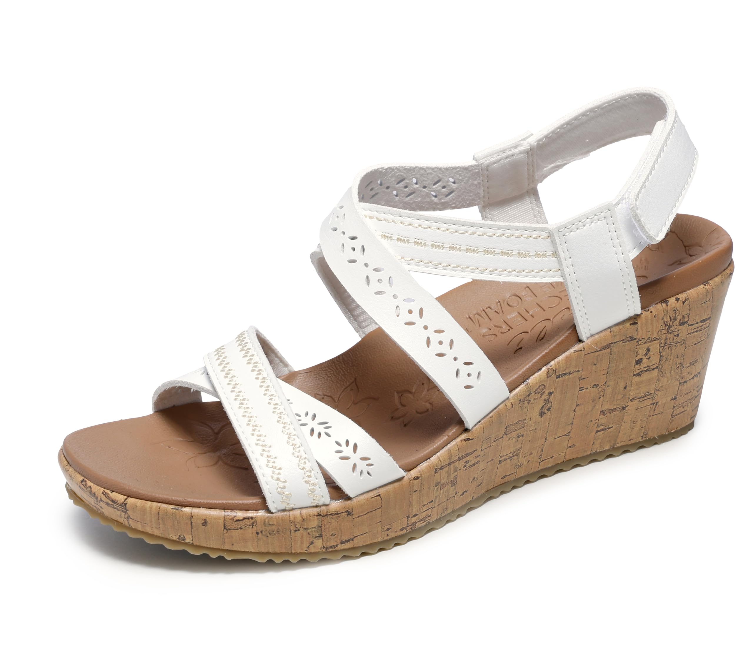 Skechers Women's Cali BEVERLEE - DELICATE GLOW, White, 6.5 M Image