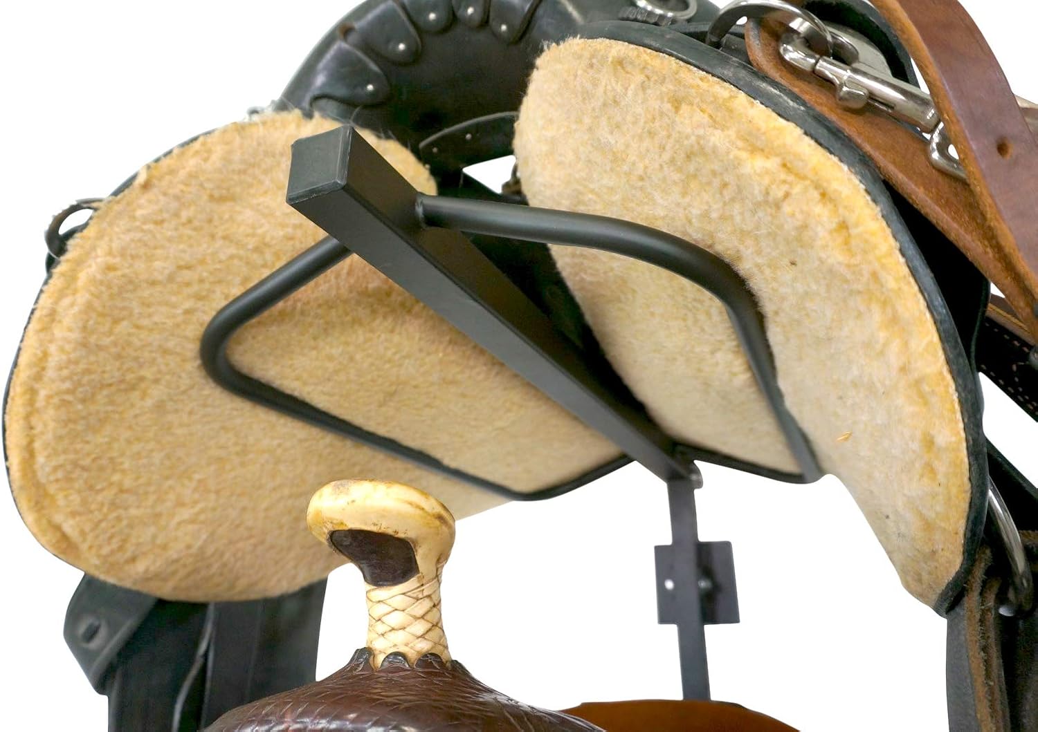 StoreYourBoard Horse Saddle Storage Rack, Wall Mounted Equestrian