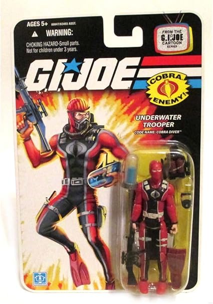 Amazon Com Gi Joe 25th Anniversary Cobra Diver Underwater Trooper