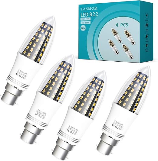 B22 LED Light Bulbs 12W, Light Bulbs 100W Incandescent