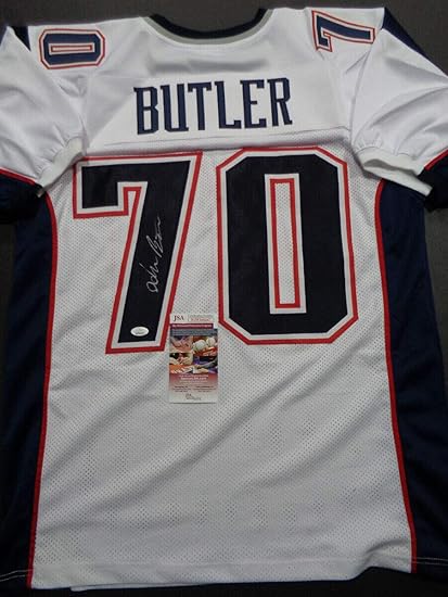 Adam Butler Autographed Custom New England Patriots Style White Jersey Jsa At Amazon S Sports Collectibles Store