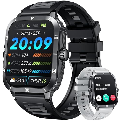 Smartwatch for Men Fitness Smart Watch: inch Wrist Watch with