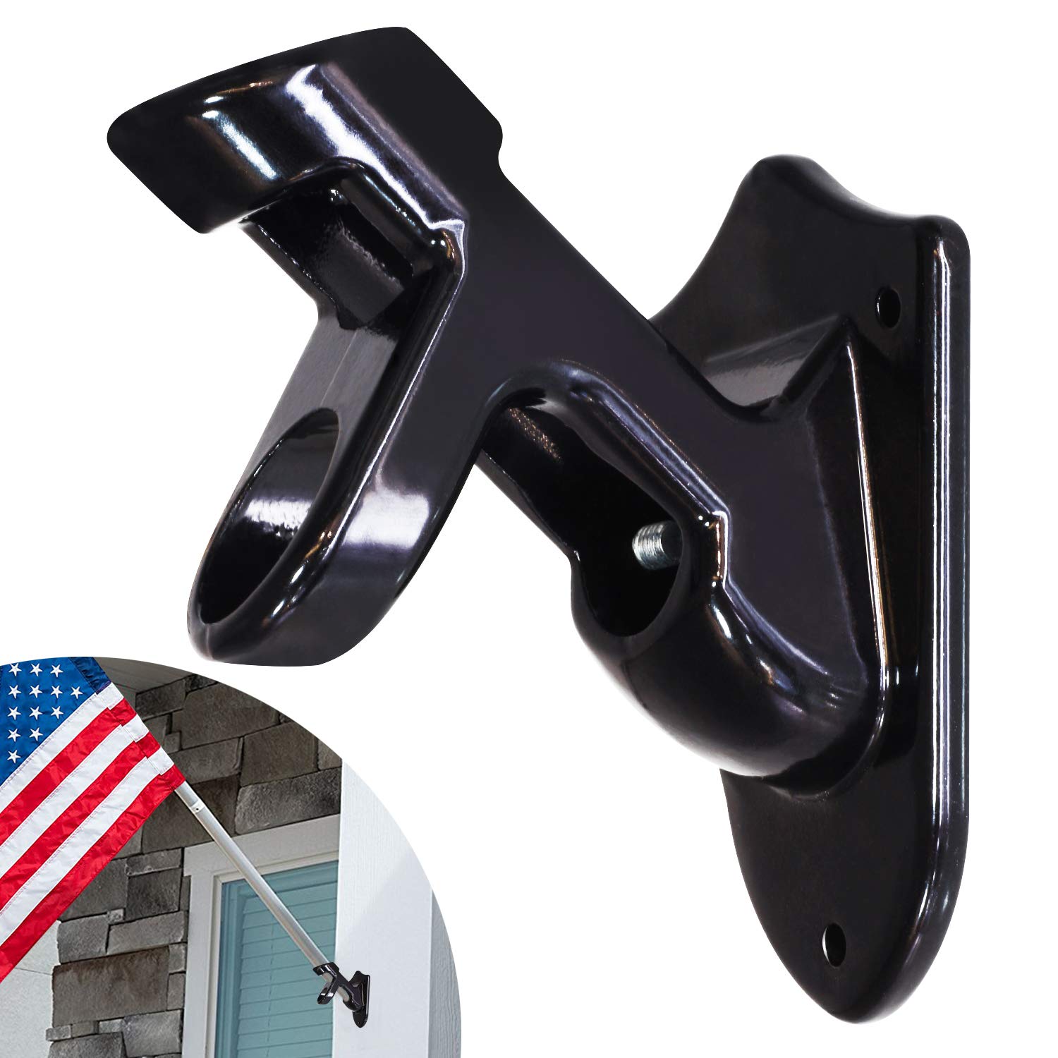 Anley TwoPosition Flag Pole Holder Mounting Bracket