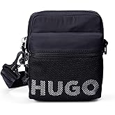 HUGO mens Mesh Logo Small Crossbody Bag