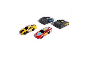 Far Out Toys NASCAR Crash Circuit Vehicles (Pack of 2) | Electric Powered Cars, 2 Flash Chargers | Race, Wreck, and Rebuild! | Capture The Momentum and Thrill of Nascar