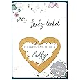 Joli Coon Pregnancy announcement scratch card - You are going to be a daddy - Baby announcement with envelope - Eucalyptus