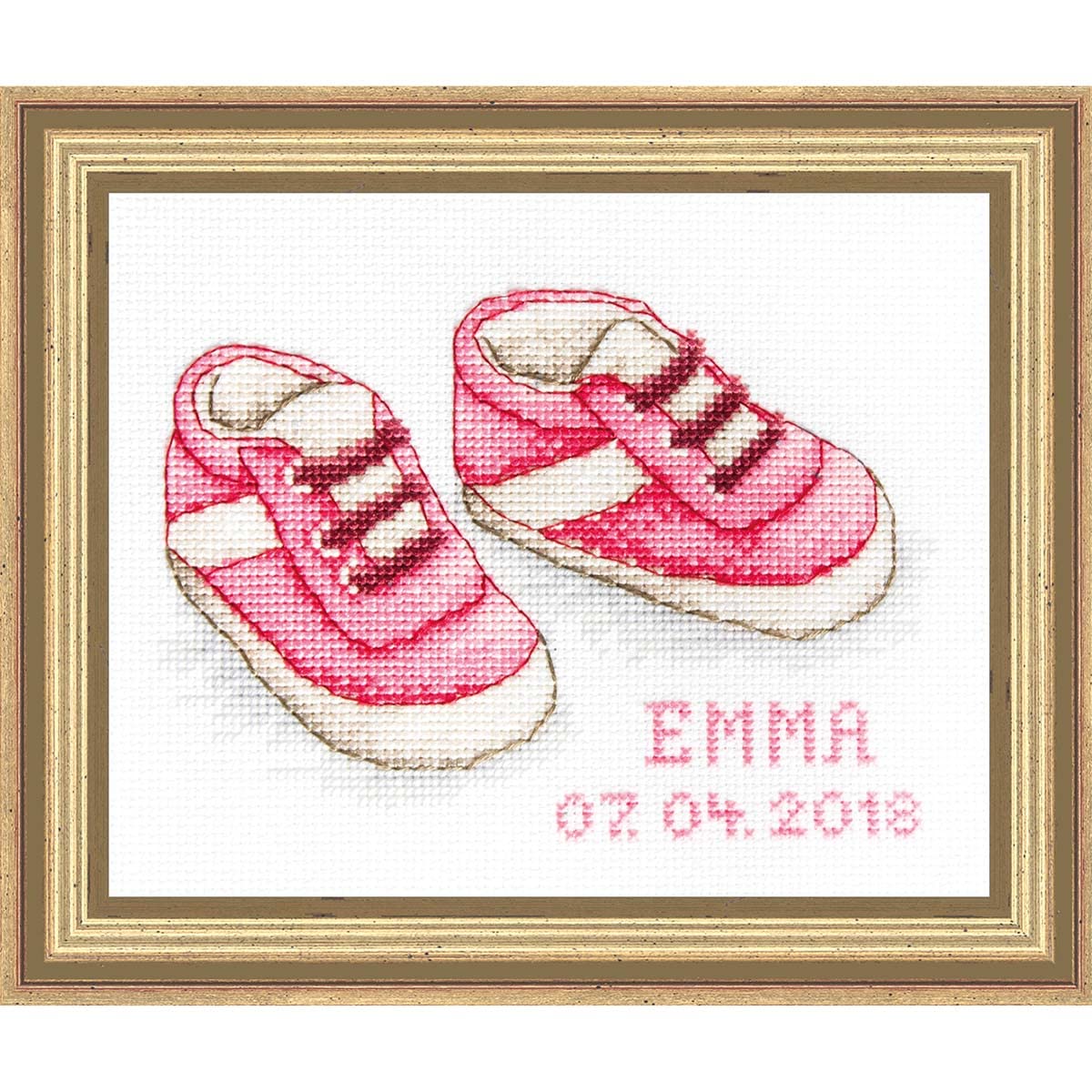 Luca-S B1139 Baby Shoes - Cross Stitch Kit