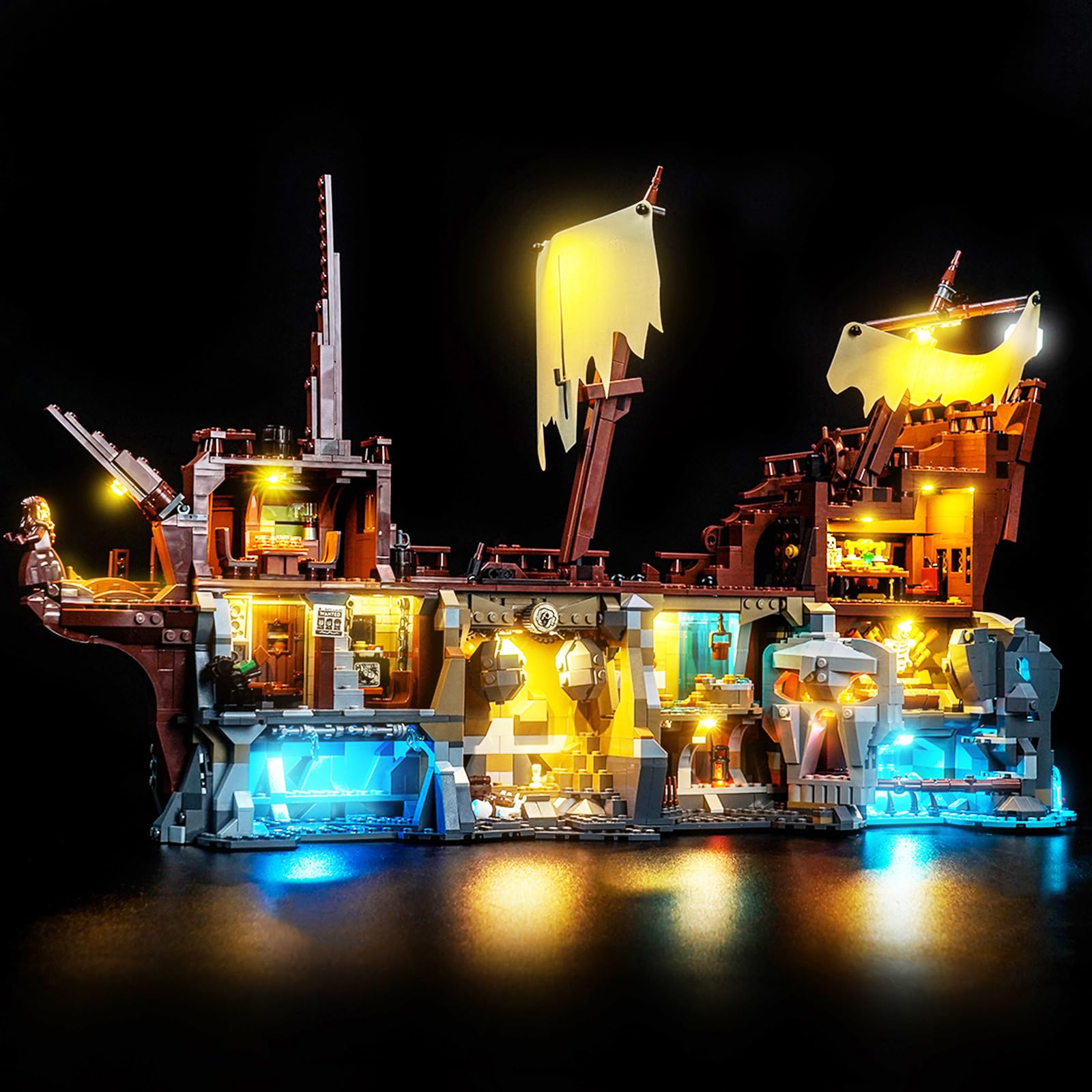 LocoLee Led Light Set Compatible with Lego 21363 The Goonies Decoration Led Decoration Lighting Kit Compatible with Lego 21363 Ideas Building Blocks Model,Only Lights Set,No Model