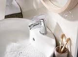 Bristan Orta Basin Mixer with Clicker Waste Chrome Plated view 4