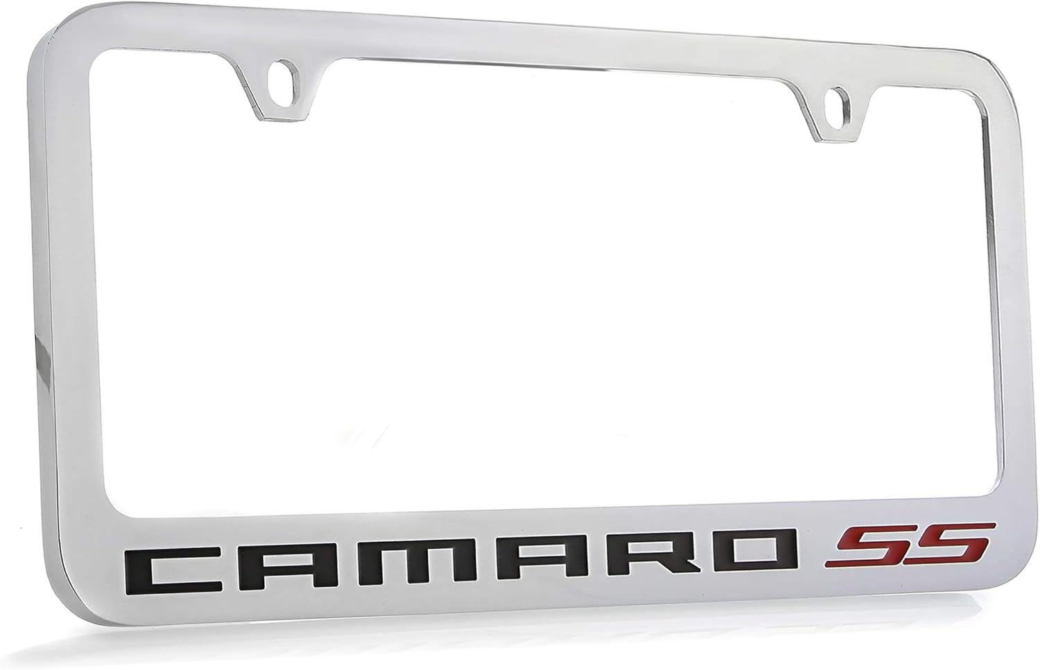 Chevrolet Camaro SS Chrome Plated Metal License Plate Frame