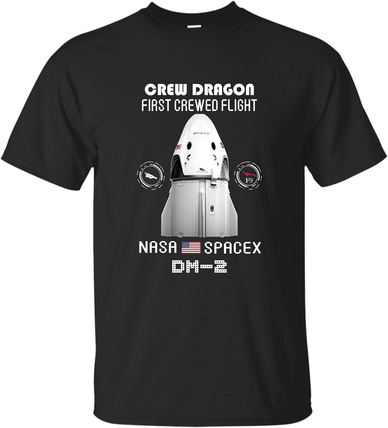 nasa spacex dragon t shirt