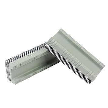 AMATHINGS 2er Pack Whiteboard Schwamm Mit 12 Reinigungs-Schichten Zum Einzeln Entfernen Multilayer In Grau Größe: 145 X 55 Mm